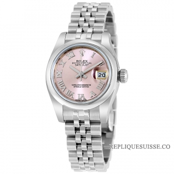 Réplique Rolex Datejust Madame rose Dial 179160 Jubileo Montre Automatico