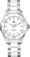 Copie Montre Tag Heuer Aquaracer Cadran Blanc Mesdames WAY131D.BA0914