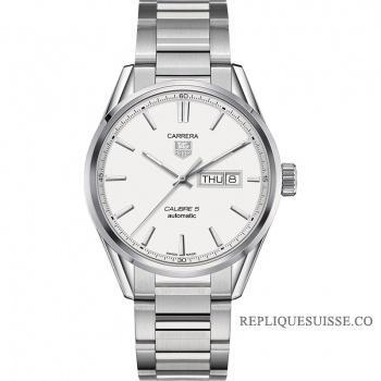 TAG Heuer Carrera Calibre 5 Day-Date Automatique 41 mm WAR201B.BA0723 Montre Réplique