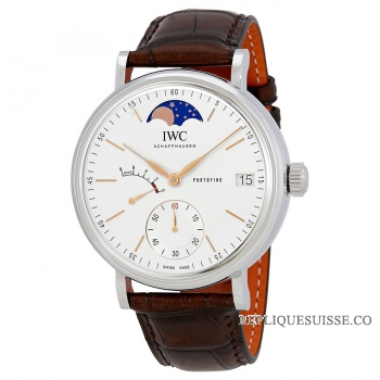 Copie Montre IWC Portofino Phase de lune enroulee a la main IW516401