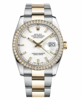 Réplique Rolex Datejust en acier et or jaune or blanc cadran 116243 WIO