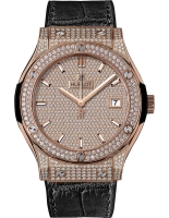 Hublot Classic Fusion King gold Full Pave hommes Montre 511.OX.9010.LR.1704