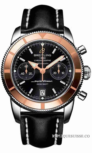 Breitling Superocean HeriTAGe Chronographee 44 cuir Tang U2337 Montre Réplique