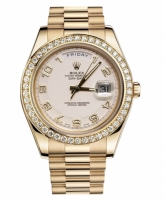 Réplique Rolex Day Date II President jaune or Ivory concentric cadran 218 218348 ICAP