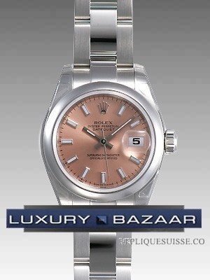 Rolex Datejust 179160 (Salmon Dial, Stick Markers) Montre Réplique