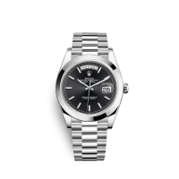 Rolex Day-Date 40 Platinum M228206-0031 cadran noir