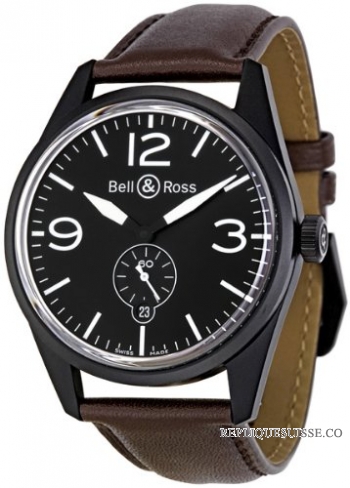 Bell & Ross VinTAGe BR-123 Carbon Hommes Automatique Montre Réplique