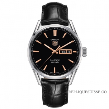 TAG Heuer Carrera Calibre 5 Day-Date Automatique 41 mm WAR201C.FC6266 Montre Réplique