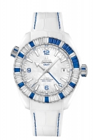 OMEGA Seamaster Ceramique blanche 24 heures GMT 215.98.46.22.05.001