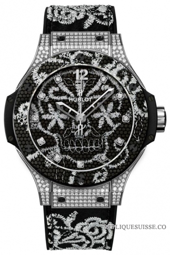 Hublot Big Bang Broderie 343.SX.6570.NR.0804 (Stainless Acier) Montre Réplique