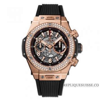 Réplique Diamants en or Hublot Big Bang Unico King