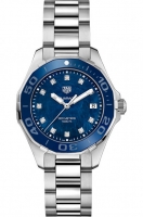 Copie Montre Tag Heuer Aquaracer bleu mere de perle diamant Cadran Mesdames WAY131L.BA0748