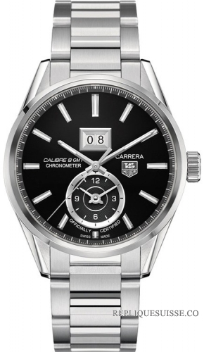 Tag Heuer Carrera Calibre8 Grande Date GMT Automatique 41mm WAR5010.BA0723