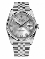 Réplique Rolex Datejust en acier de 36mm Argent Concentric Dial Jubile Br 116234 SCAJ