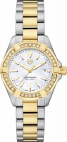 Copie Montre Tag Heuer Aquaracer Mesdames Or Jaune 18K et Acier WBD1421.BB0321