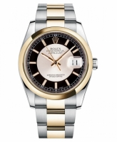 Réplique Rolex Datejust en acier et or 36mm en or jaune et acier cadran n 116203 STBKSO