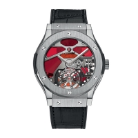 Hublot Classic Fusion Tourbillon Titanium rouge Vitrail 502.NX.0001.LR