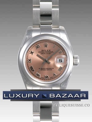 Rolex Datejust 179160 (Salmon Dial, Roman Numeral Markers) Montre Réplique