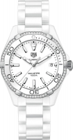 Copie Montre Tag Heuer Aquaracer Cadran Blanc Mesdames WAY1396.BH0717