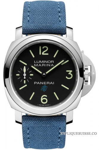 Copie Montre Panerai Luminor Marina Logo 3 Jours Acciaio 44mm PAM00777