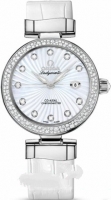 Omega De Ville Ladymatic Blanc MOP Diamant 425.38.34.20.55.001 Montre Réplique