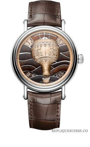 Copie Montre Vacheron Constantin Metiers dArt Les Aerostiers Versailles 1783 Reference 7610U/000G-B244