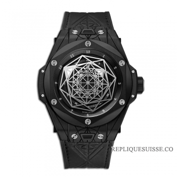 Réplique Hublot Big Bang Unico Sang Bleu Black Magic