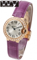 Cartier Ballon Bleu Diamants Or Dames WE900251 Montre Réplique