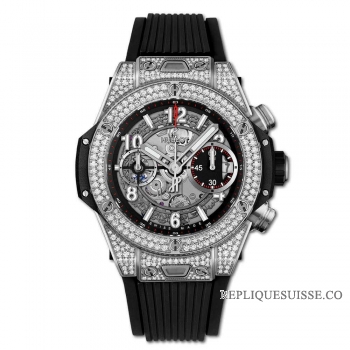 Réplique Hublot Big Bang Unico Titane Pave 42mm