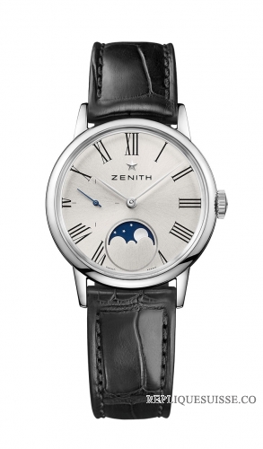 Zenith ELITE Dames Phase de lune 33mm 03.2330.692 / 02.C714 Montres Copie