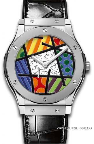 Hublot Classic Fusion Enamel Britto 515.TS.0910.LR Montre Réplique