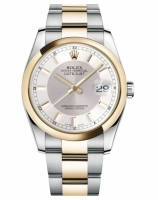 Réplique Rolex Datejust 36mm en acier et or jaune Silver Gold Dial Steel 116203 STSISO