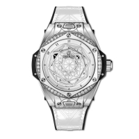 Réplique Hublot Big Bang One Click Sang Bleu Acier Diamants Blancs