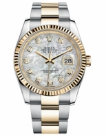 Réplique Rolex Datejust 36mm acier et or Mother of Pearl Dial 116233 MDO