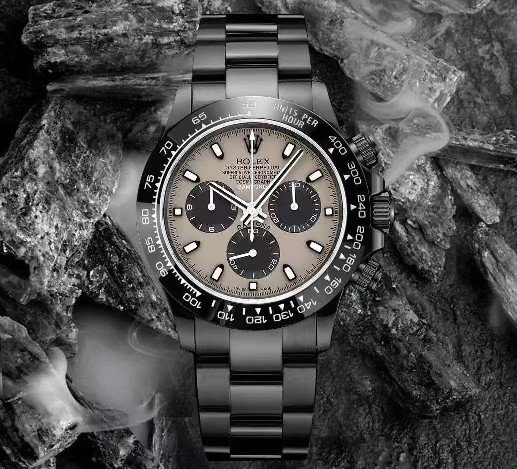 BLAKEN x Rolex Daytona Custom Black PVD Grey Dial 116519LN Model BLAKEN x Rolex Daytona Custom Black PVD Grey Dial 116519LN Model