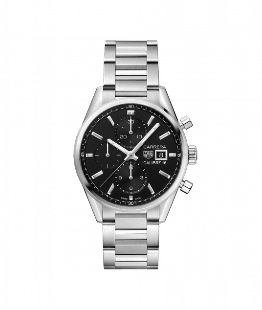 TAG Heuer Carrera Calibre 16 automatique cadran noir dames CBK2110.BA0715