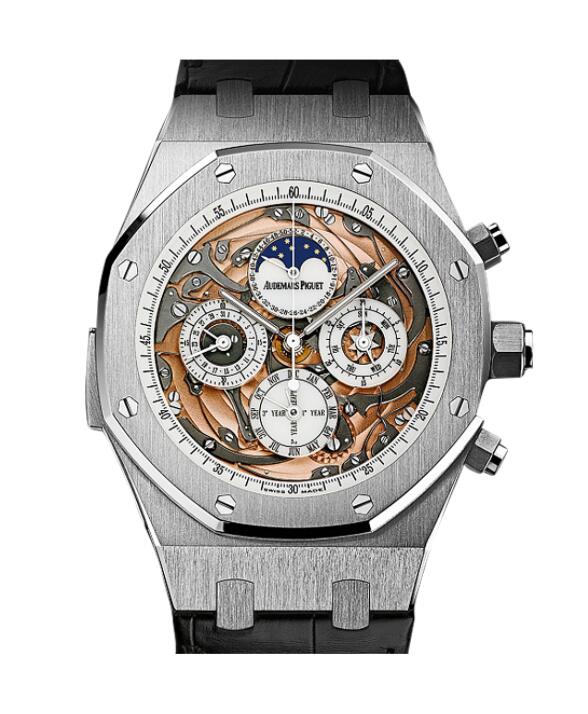 Réplique Audemars Piguet Royal Oak Cadran squelette a remontage automatique Montre pour homme 26065BC.OO.D002CR.01