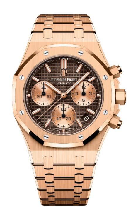 Réplique Audemars Piguet Royal Oak Chronographe Automatique 41 Or Rose 26239OR.OO.1220OR.01