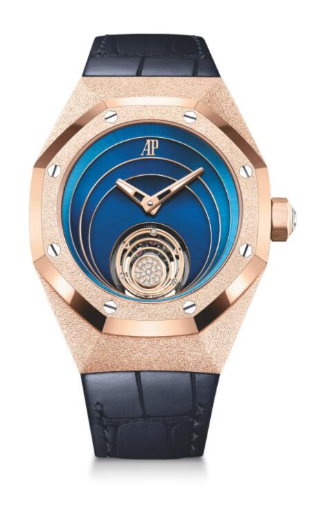 Copie de Audemars Piguet Royal Oak Concept Or Givre Tourbillon Volant Or Rose 26630OR.GG.D326CR.01