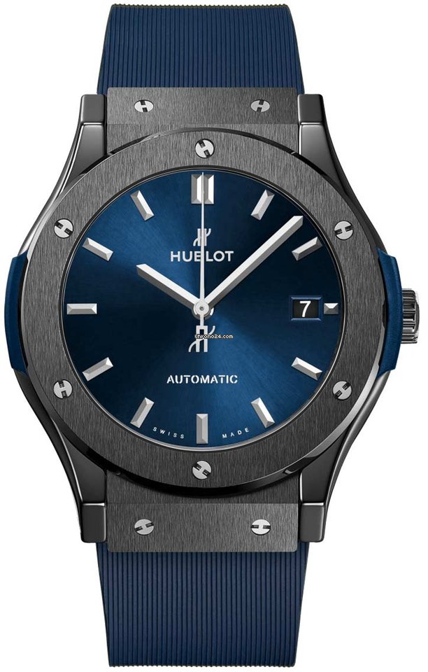 Copie de Hublot Classic Fusion Ceramique Bleu 45mm 511.CM.7070.RX