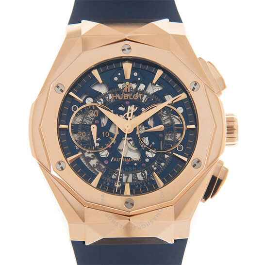 Réplique HUBLOT Classic Fusion Aaerofusion Orlinski Cadran Bleu Montre Homme 525OX5180RXORL21