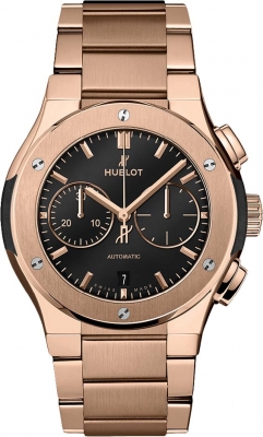 Réplique HUBLOT Classic Fusion Chronographe Automatique Cadran Noir 540.OX.1180.OX