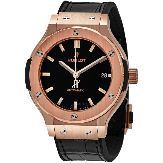 Copie de HUBLOT Classic Fusion Mat Or Rose 18K Noir 565.OX.1181.LR