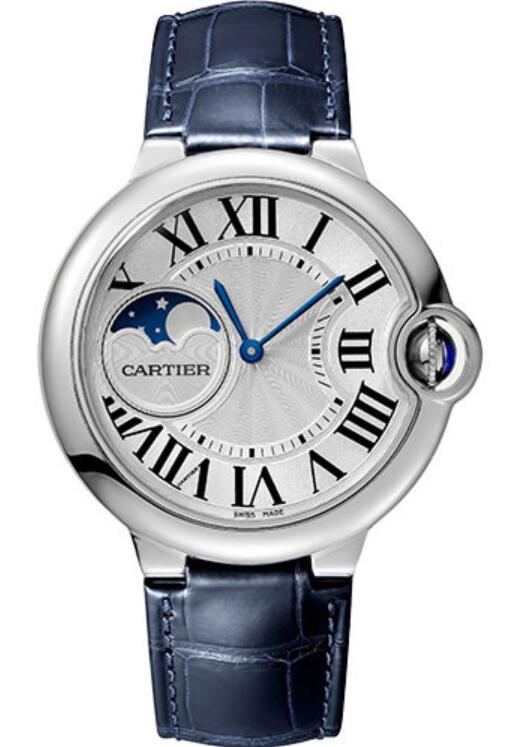 Réplique Cartier Ballon Bleu Automatique Cadran Argent Homme WSBB0029