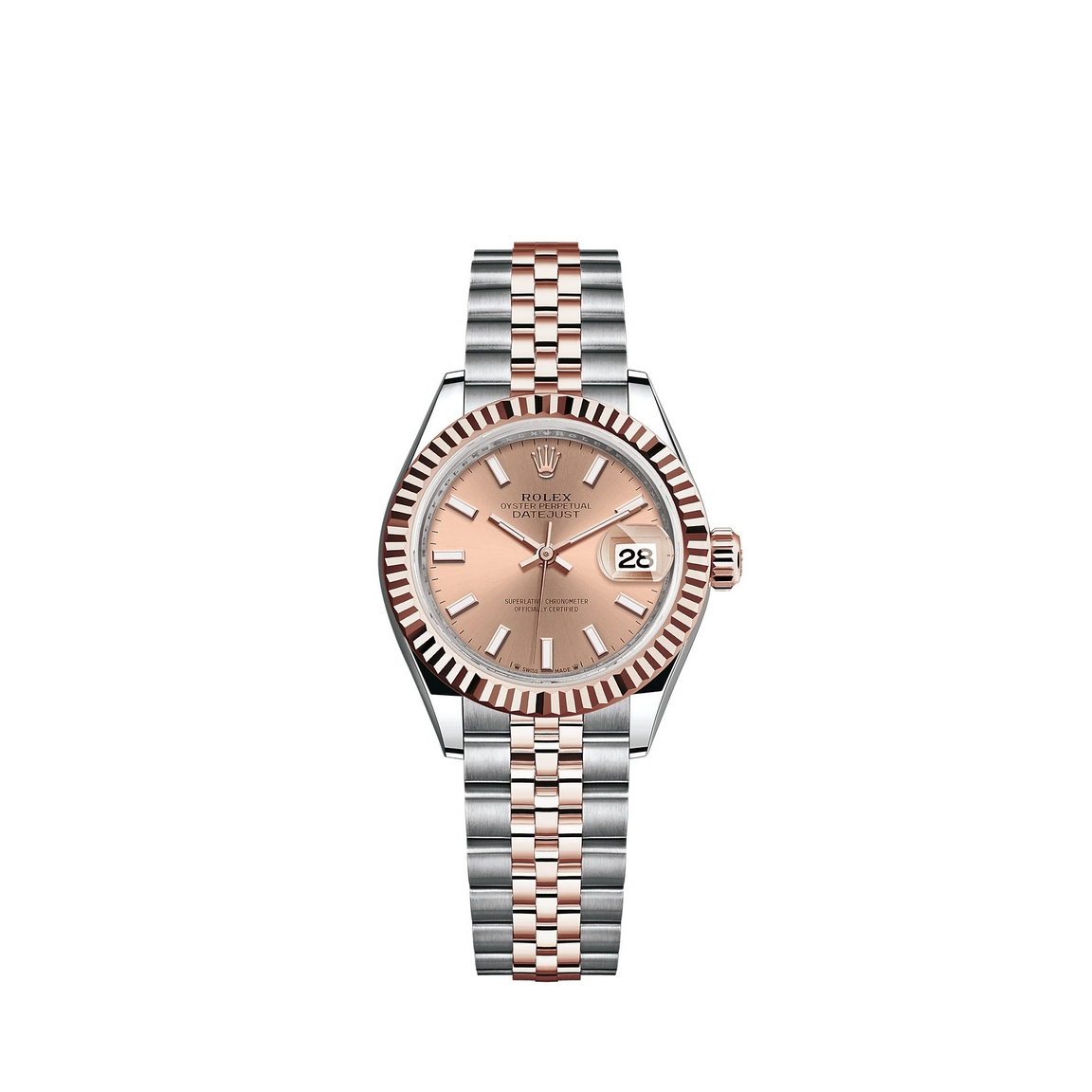 Copie de Montre Rolex Lady-Datejust Everose Rolesor Oystersteel en or 18 ct M279171-0023