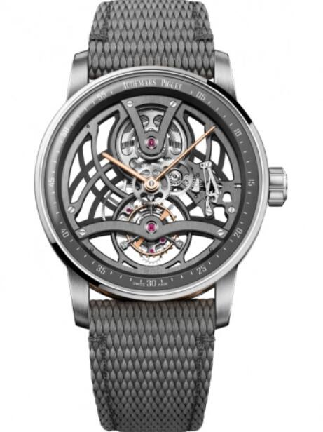 Montre Audemars Piguet Code 11.59 Tourbillon ajoure en or blanc/rose 41 mm 26600CR.OO.D009KB.01 Montre Audemars Piguet Code 11.59 Tourbillon ajoure en or blanc/rose 41 mm 26600CR.OO.D009KB.01