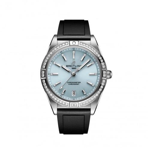 Montre Breitling Chronomat Automatique 36 Mers du Sud en acier inoxydable G10380591C1S1 Montre Breitling Chronomat Automatique 36 Mers du Sud en acier inoxydable G10380591C1S1