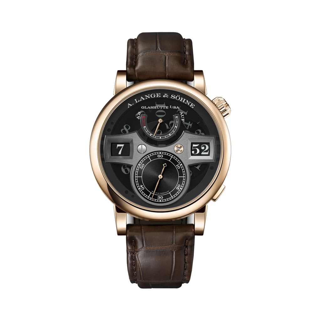 montre A Lange&Sohne ZEITWERK HONEYGOLD Lumen en or miel 18 carats 142.055 montre A Lange&Sohne ZEITWERK HONEYGOLD Lumen en or miel 18 carats 142.055