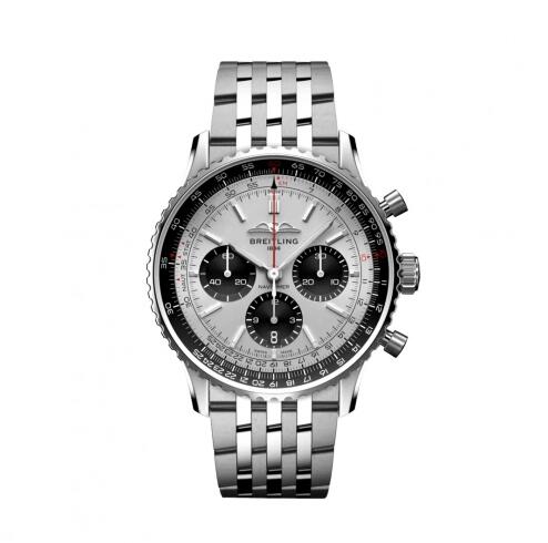 Montre Breitling Navitimer B01 Chronographe 43 mm en acier inoxydable AB0138241G1A1 Montre Breitling Navitimer B01 Chronographe 43 mm en acier inoxydable AB0138241G1A1