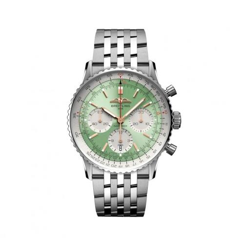 Montre Breitling Navitimer B01 Chronographe 41 en acier inoxydable AB0139211L1A1 Montre Breitling Navitimer B01 Chronographe 41 en acier inoxydable AB0139211L1A1